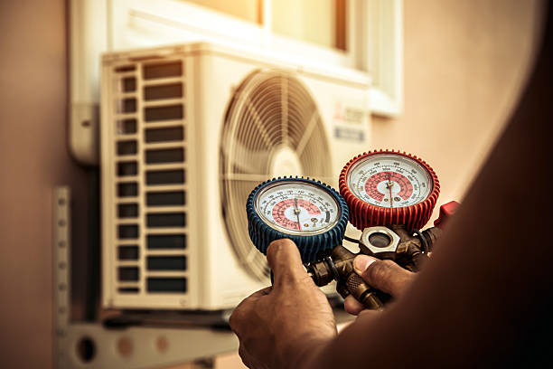 Professional Hvac Repair technician working in Big Bear Lake, CA
